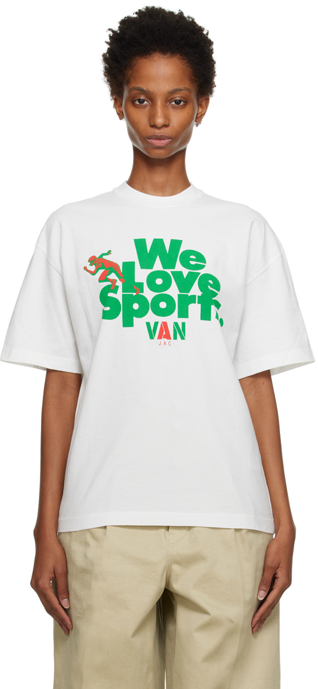 INSCRIRE White 'We Love Sports' T-Shirt