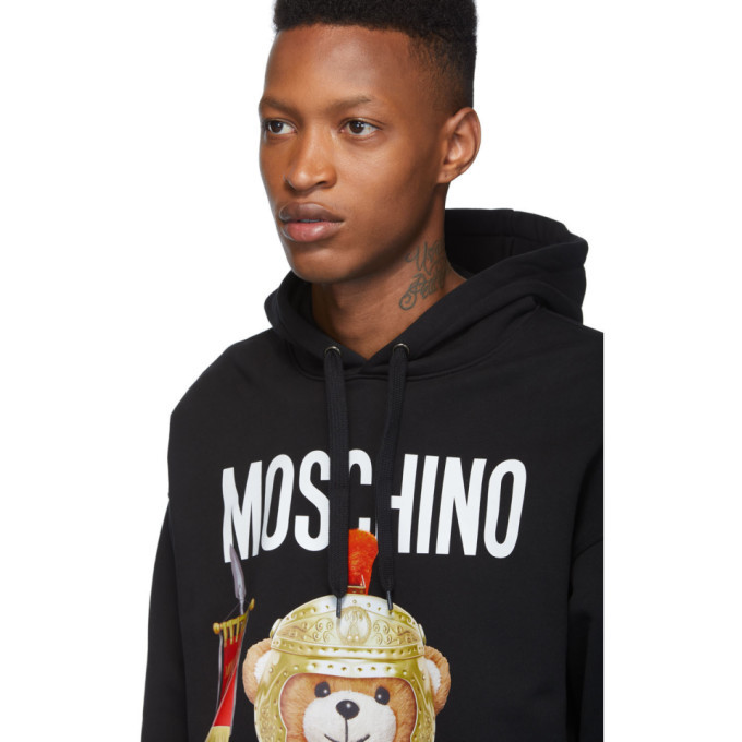 moschino roman bear hoodie