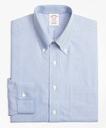 Brooks Brothers Men's Madison Relaxed-Fit Dress Shirt, Non-Iron Candy Stripe | Blue