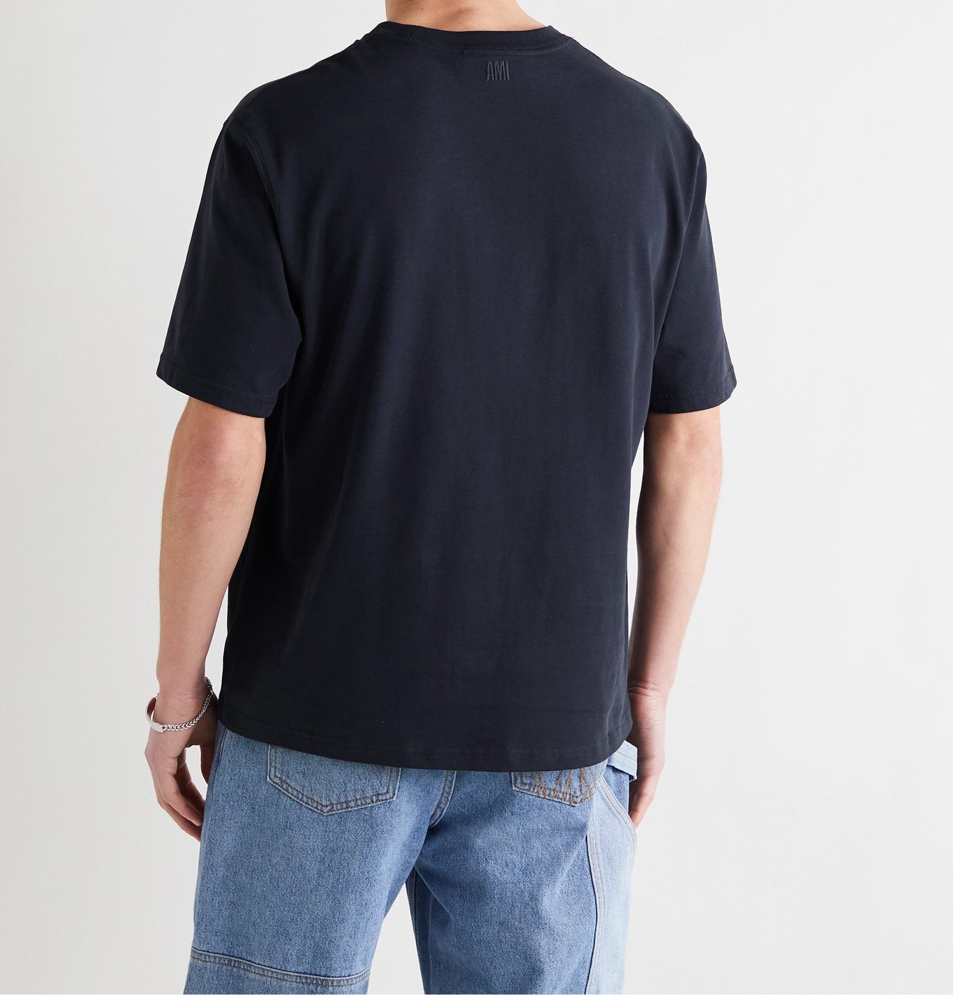Logo-Embroidered Cotton-Jersey T-Shirt 