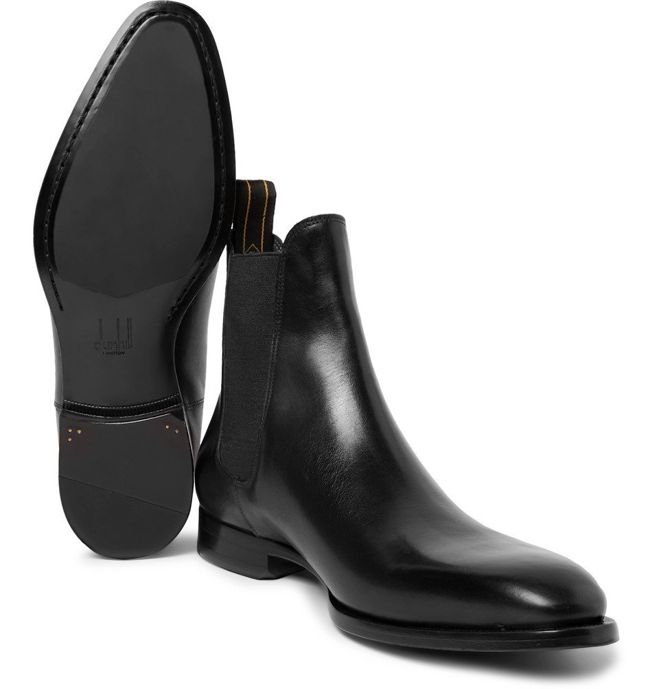 Dunhill - Leather Chelsea Boots - Black Dunhill