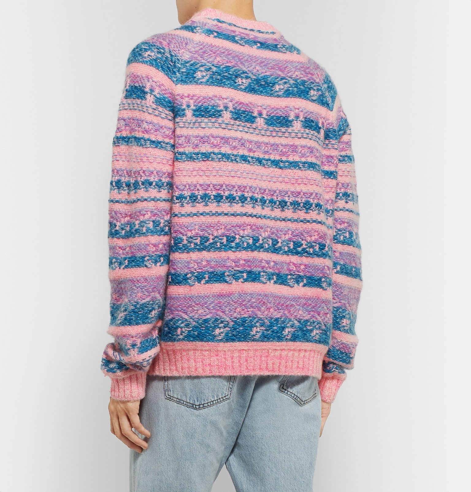 acne studios fair isle sweater