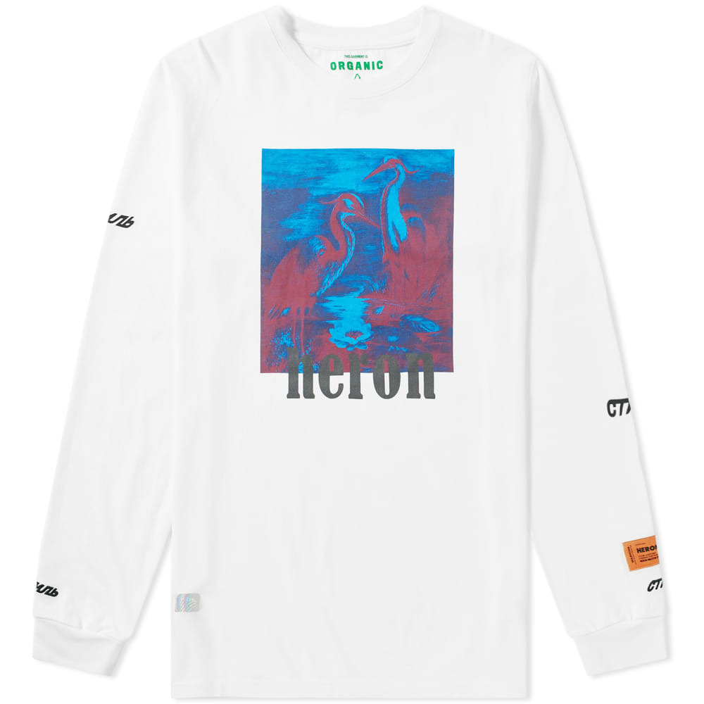 heron preston white long sleeve