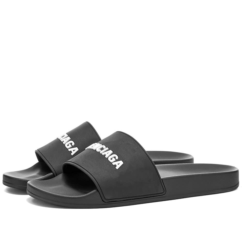 Balenciaga Logo Rubber Slide Balenciaga