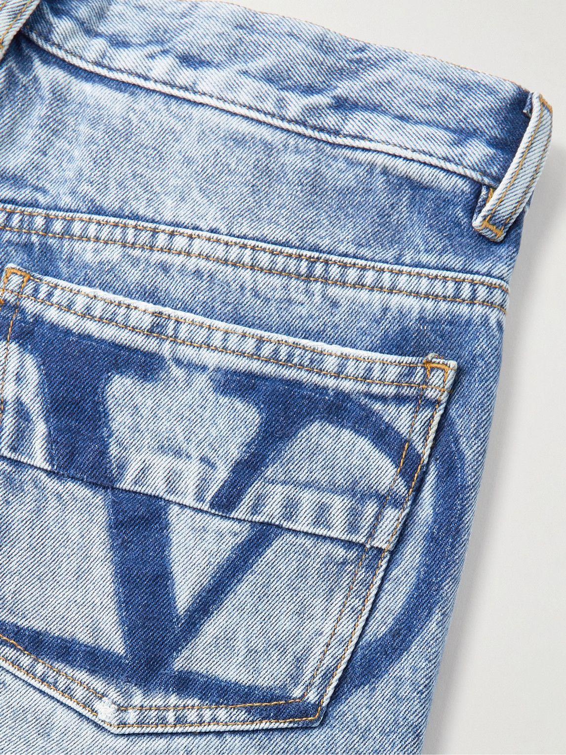 Valentino - Straight-Leg Logo-Detailed 