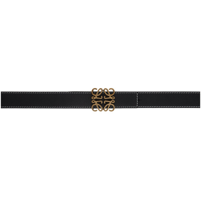 Loewe Black Anagram Belt Loewe