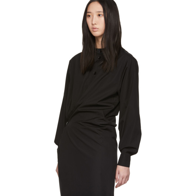 Lemaire Black Twisted Dress Lemaire