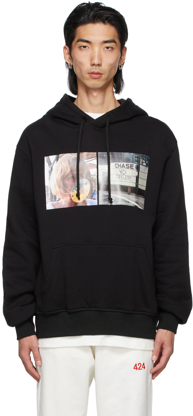 424 Black 'Chase Your Dreams' Hoodie 424