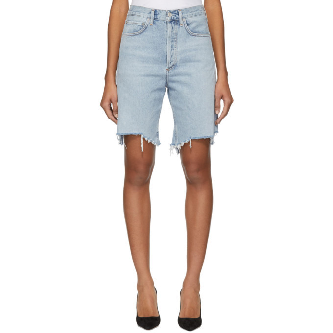 Agolde Blue Denim 90s Mid Rise Loose 
