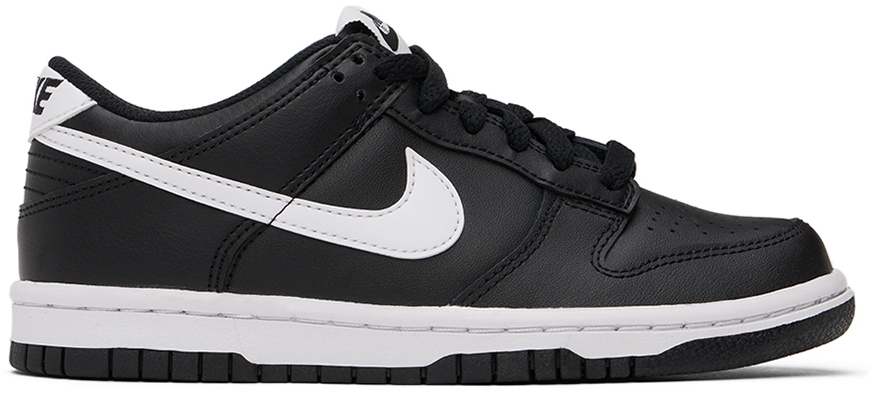 Nike Kids Black Dunk Low Big Kids Sneakers Nike