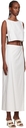 Reformation White Mylie Tank Top & Midi Skirt Set