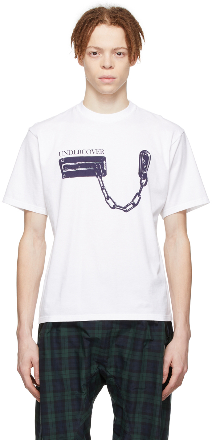 Undercover White Cotton T-Shirt Undercover