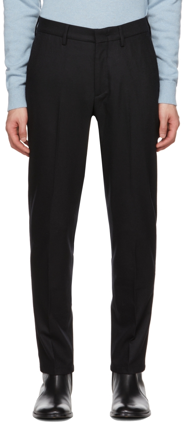 Dunhill Black Wool Trousers Dunhill