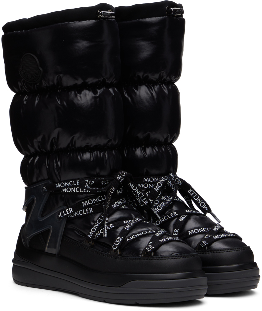 moncler black down insolux ankle boots