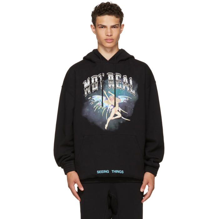 Off-White Black Angel Over Hoodie Off-White