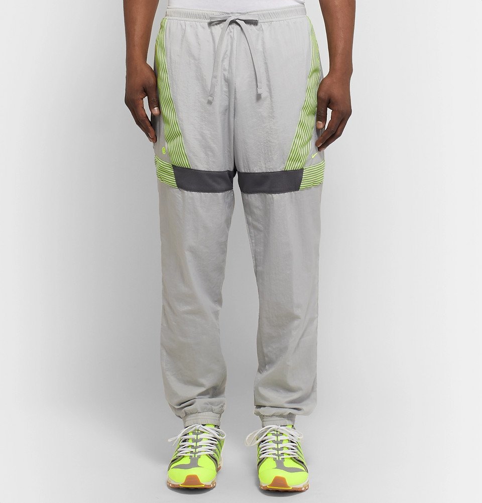 Nike - CLOT Colour-Block Mesh-Panelled Dri-FIT Tracksuit - Gray Nike