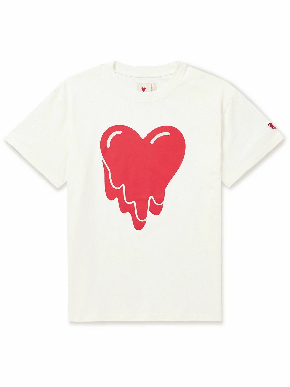 Emotionally Unavailable - Logo-Print Cotton-Jersey T-Shirt - White ...