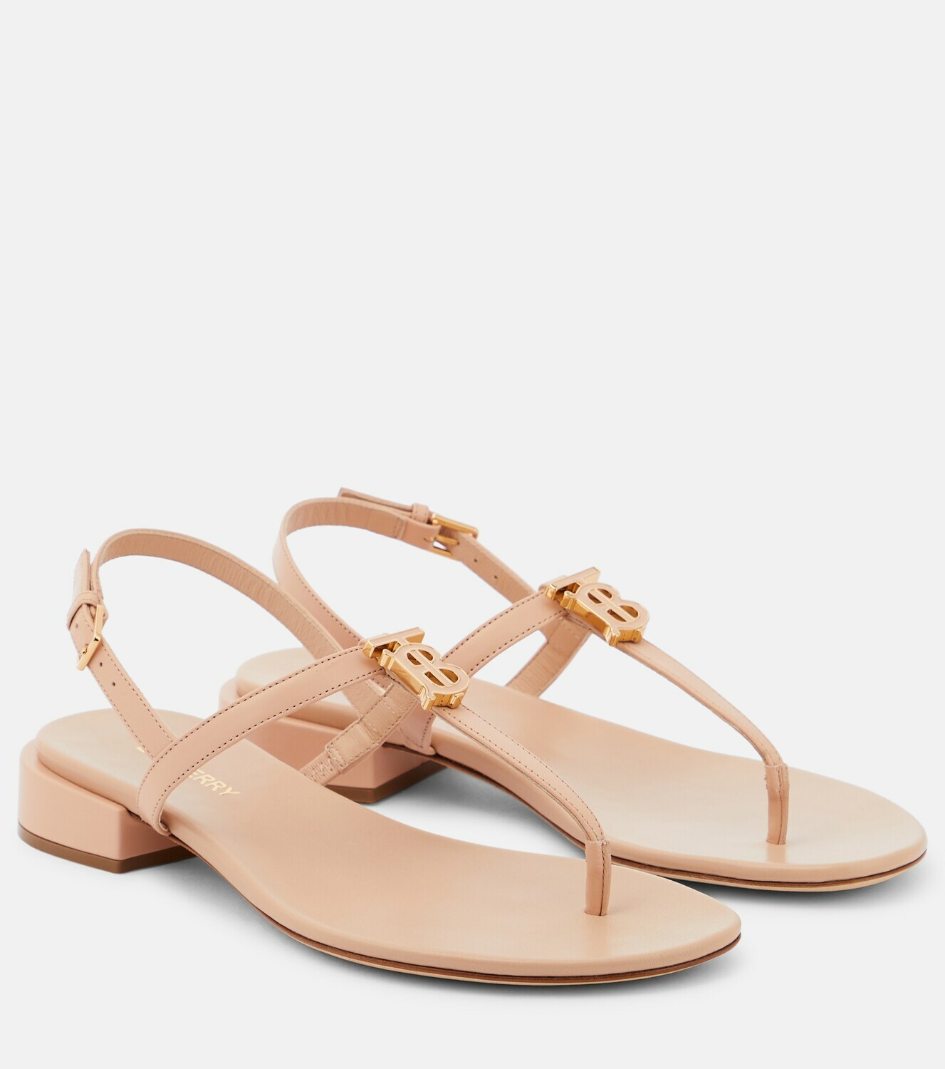Burberry - Emily 20 leather thong sandals Burberry