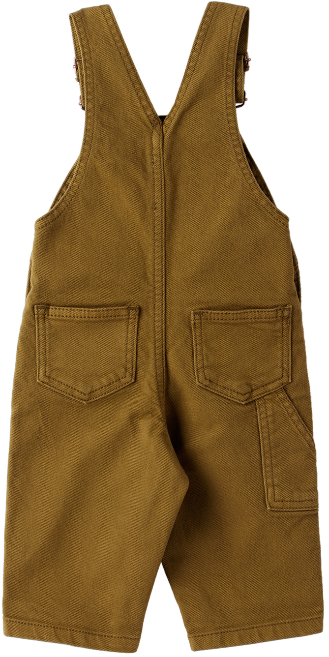 Bonpoint Baby Khaki Alexandre Overalls Bonpoint