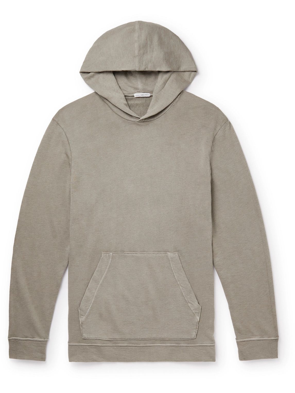 James Perse - Supima Cotton-Jersey Hoodie - Gray James Perse