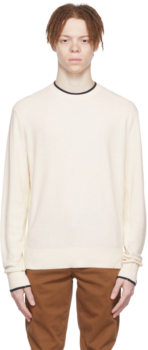 rag & bone Off-White Cotton Sweater Rag and Bone