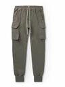 Rick Owens - Mastodon Slim-Fit Tapered Cotton-Jersey Cargo Drawstring Trousers - Brown