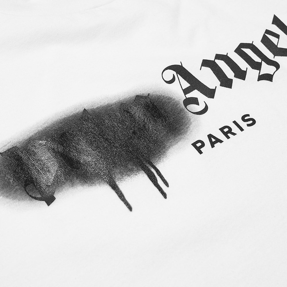 Palm Angels PMAA001S21JER025 PARIS SPRAYED LOGO T-shirt White