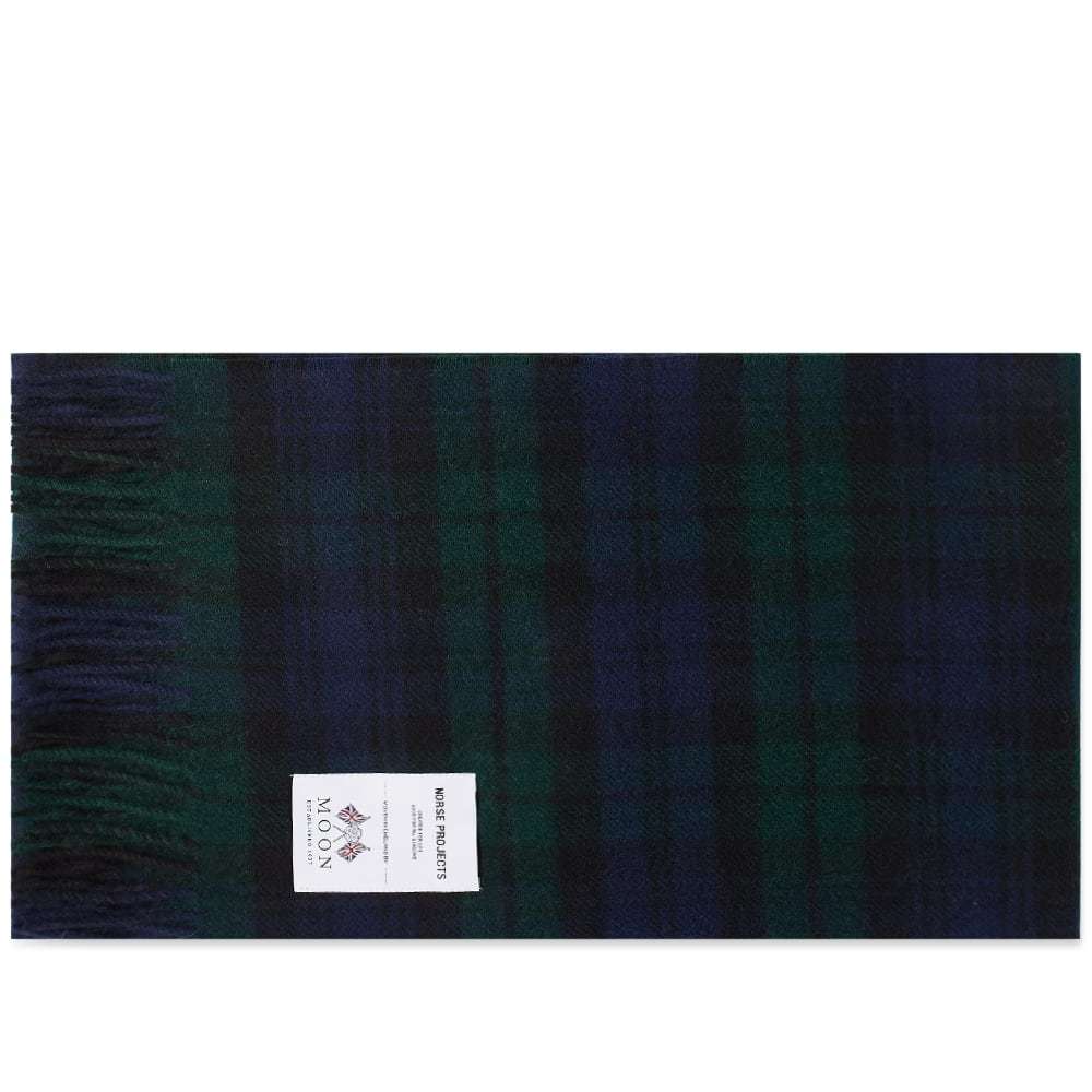 Photo: Norse Projects Moon Checked Lambswool Scarf
