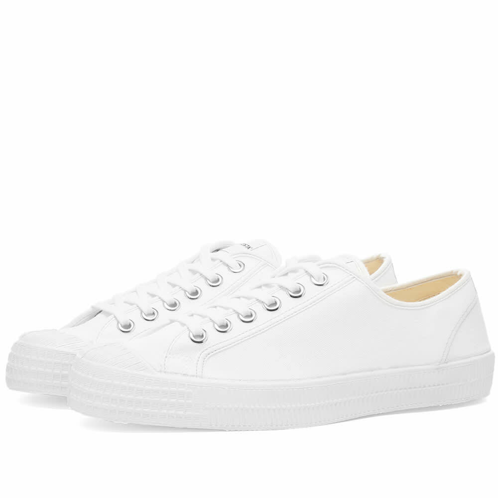 Novesta Star Master Sneakers in White/Grey Novesta