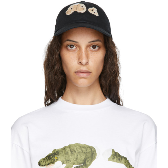 Palm Angels Black Bear Cap Palm Angels