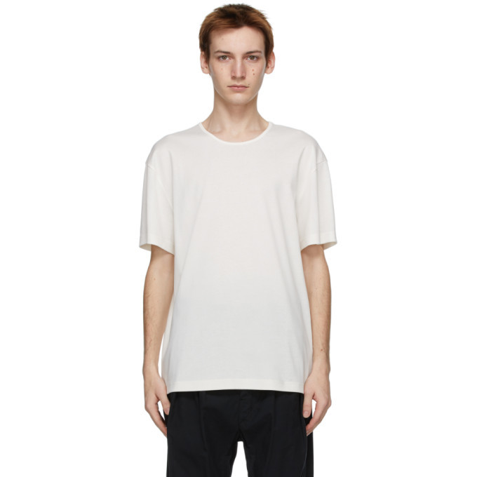 Lemaire Off-White Rib Jersey T-Shirt Lemaire