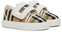 Burberry Baby Beige Vintage Check Sneakers