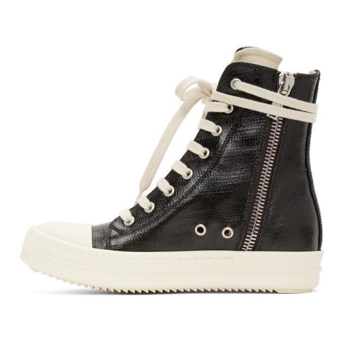 Rick Owens Drkshdw Black Lacquered High 