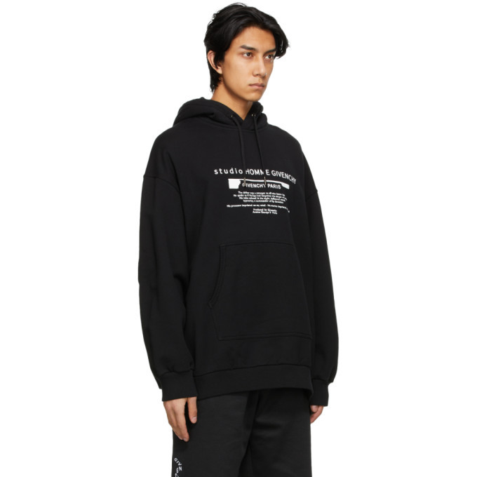 Givenchy Black Studio Homme Hoodie Givenchy