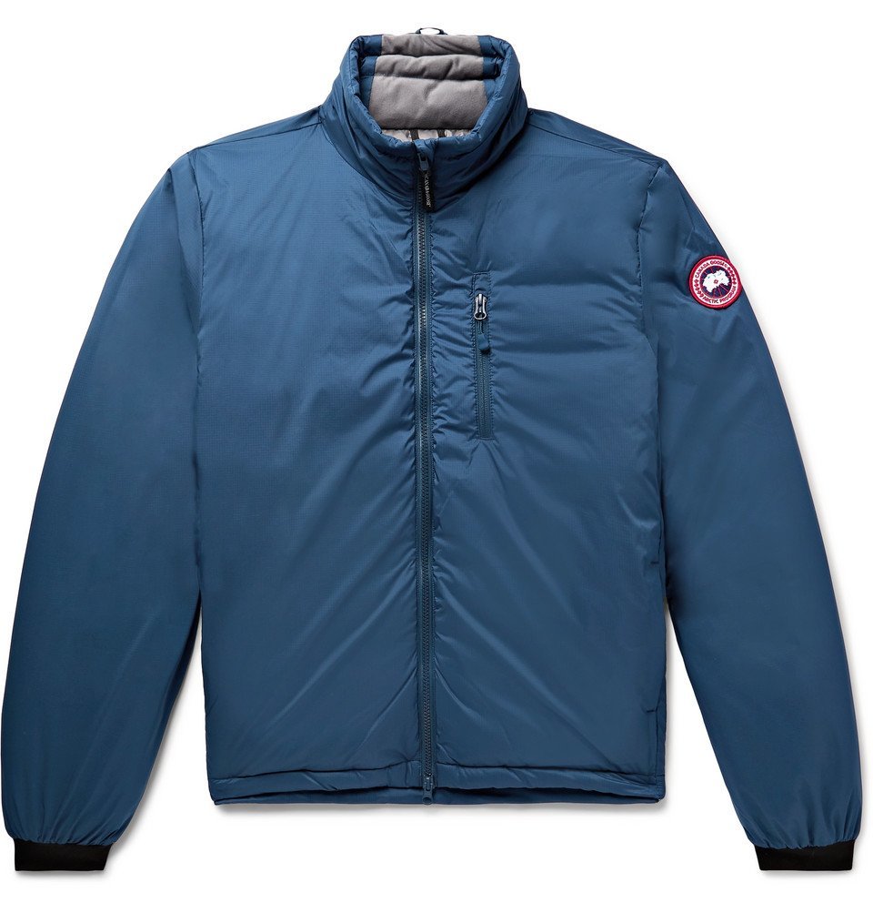 Canada Goose - Lodge Slim-Fit Nylon-Ripstop Hooded Down Jacket - Navy ...