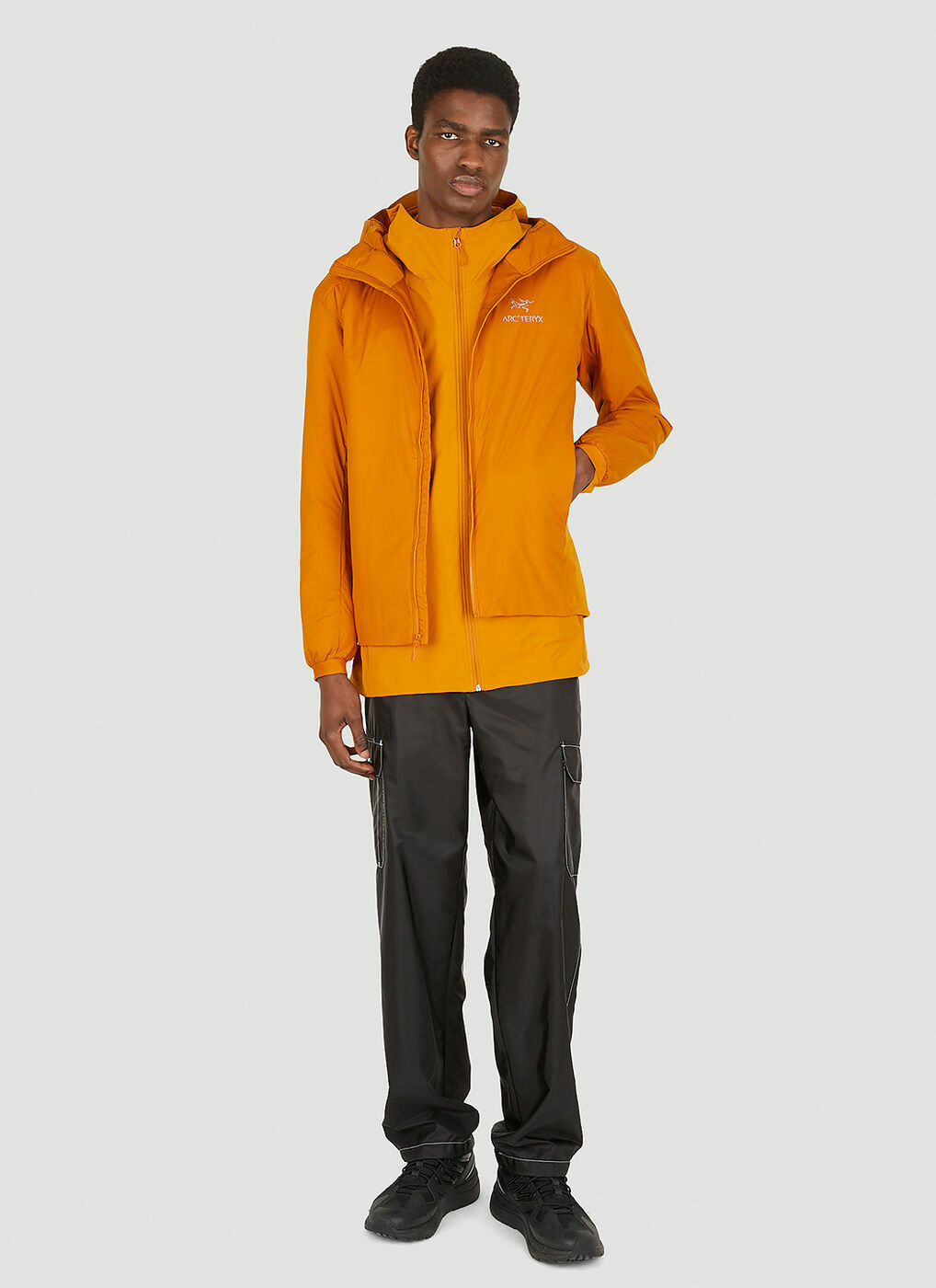 Atom LT Hooded Jacket in Orange Arc'teryx