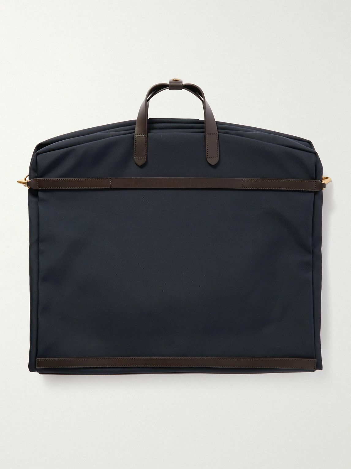 Mismo - Leather-Trimmed Canvas Suit Carrier Mismo