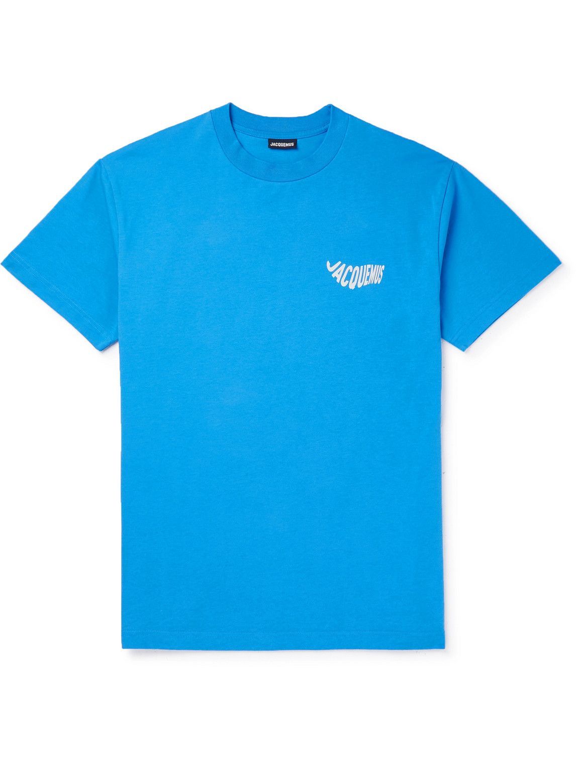 Jacquemus - Vague Logo-Print Cotton-Jersey T-Shirt - Blue Jacquemus