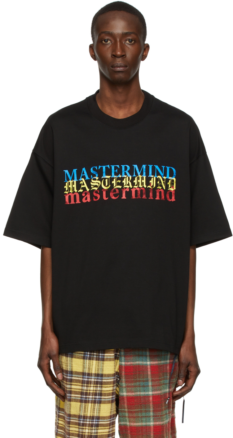 mastermind WORLD Black Cotton T-Shirt MASTERMIND WORLD