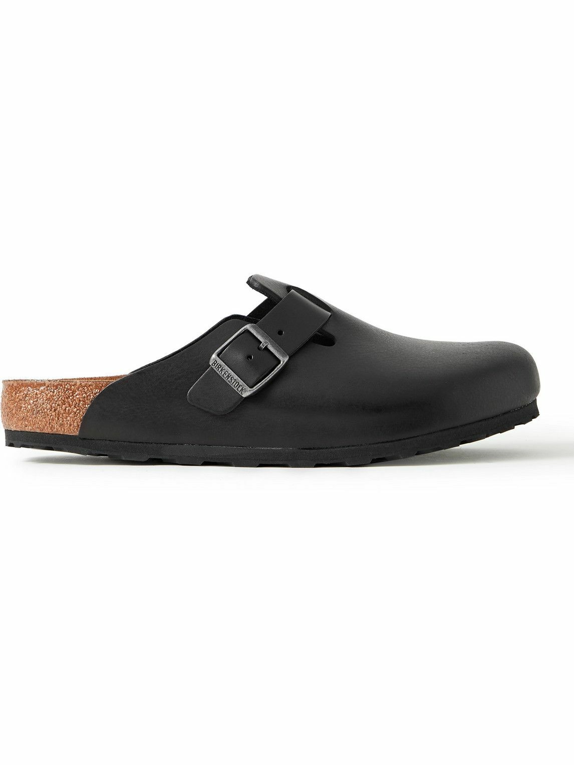 Birkenstock - Boston Leather Clogs - Black Birkenstock