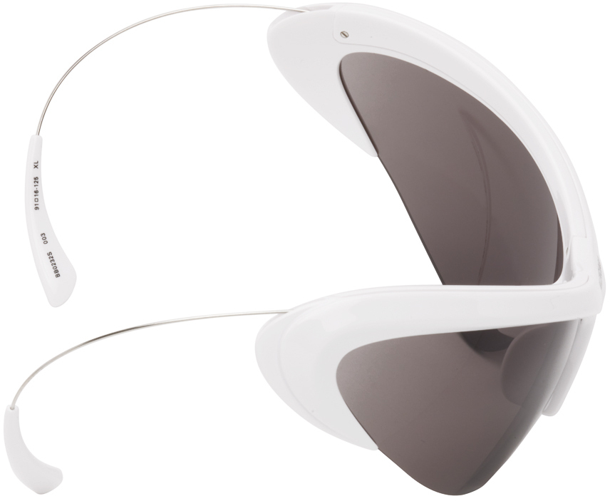 Balenciaga White Wire Cat Sunglasses Balenciaga