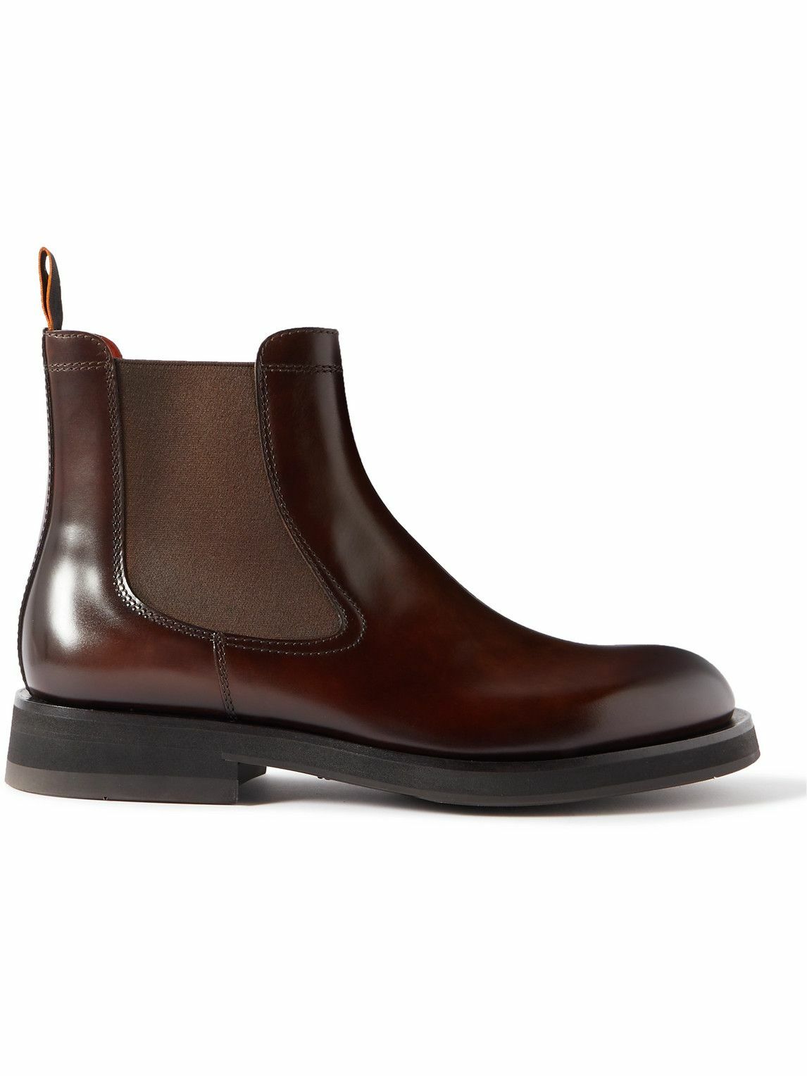 Santoni - Leather Chelsea Boots - Brown Santoni