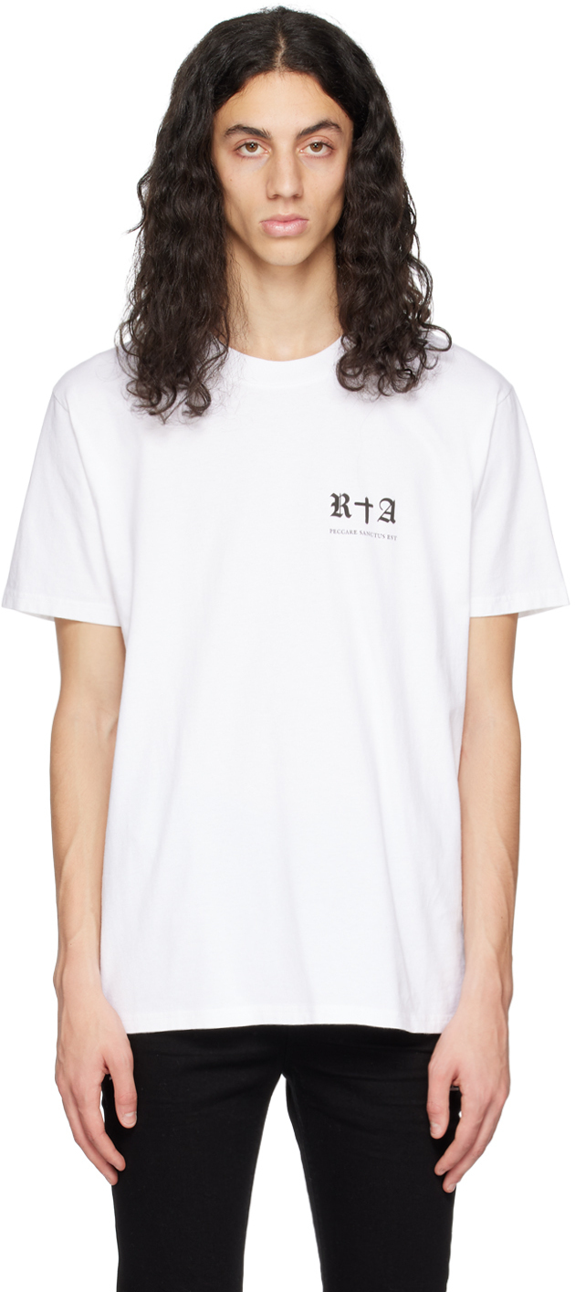 RtA White Liam T-Shirt RtA