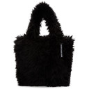 Balenciaga Black XXS Faux-Fur Everyday Tote