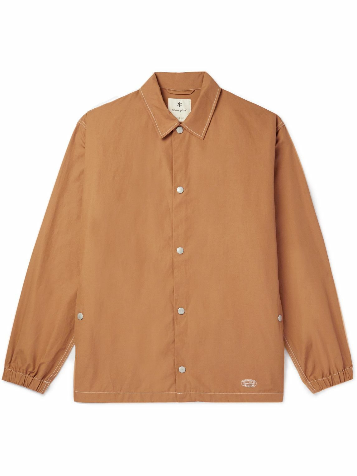 Snow Peak CottonBlend Ripstop Jacket Brown Snow Peak