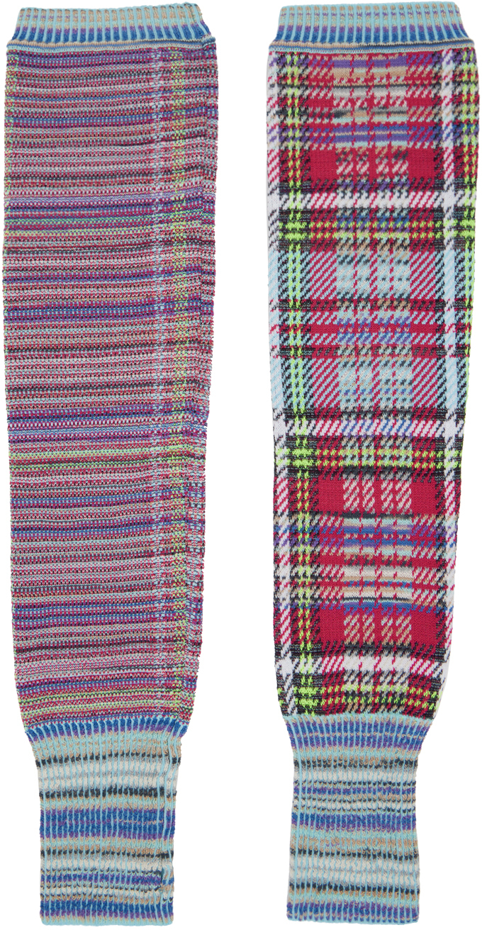 Vivienne Westwood Multicolor Tartan Arm Warmers Vivienne Westwood