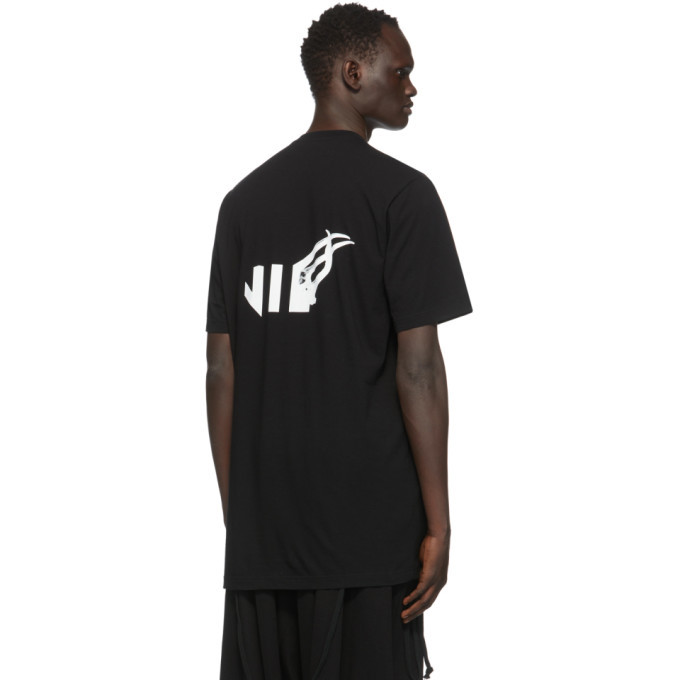 Julius Black NILoS Graphic T-Shirt Julius 『1年保証』 NILoS∬Graphic Printed Sweat Shirt∬JULIUS スウェット
