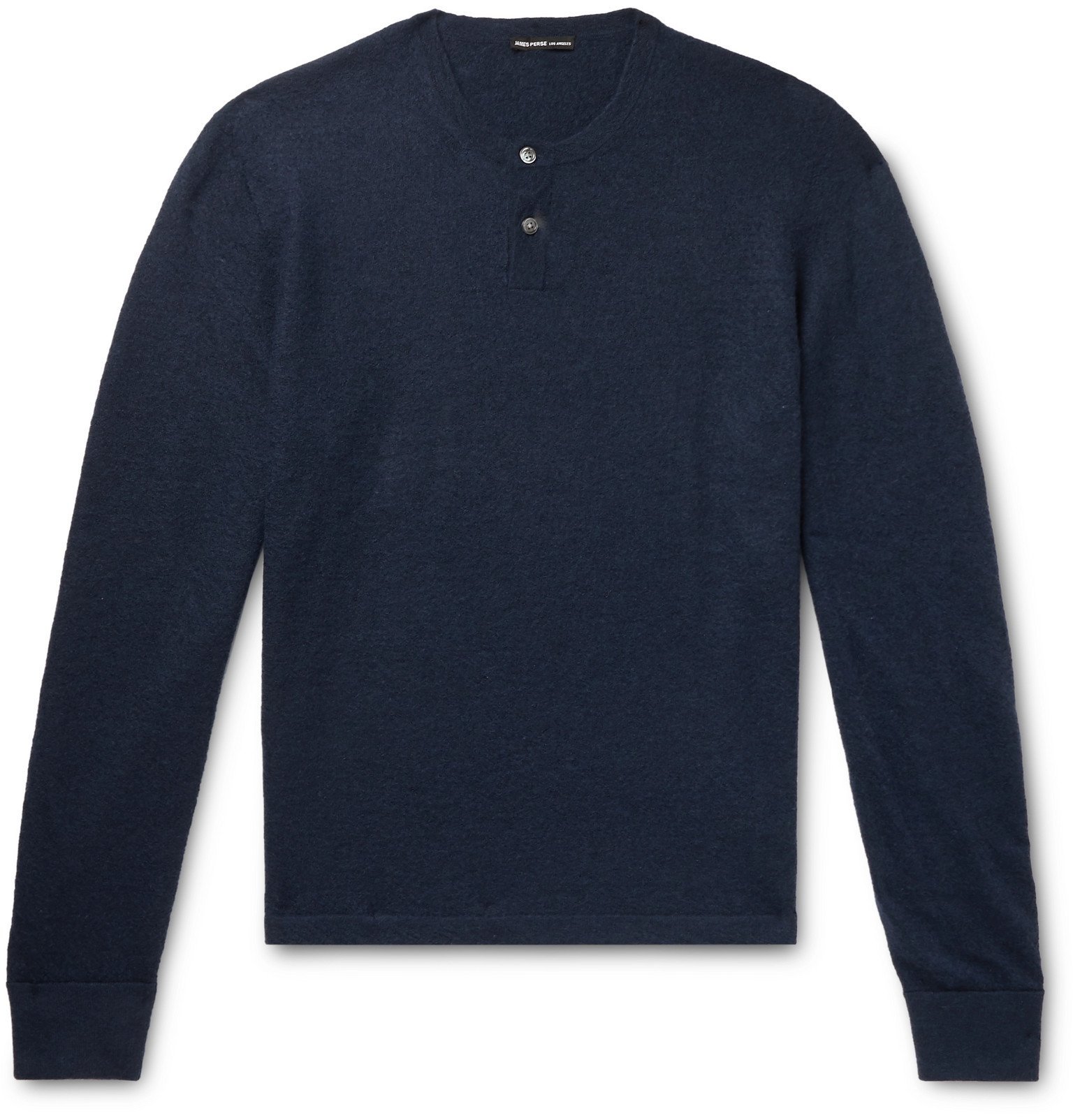 James Perse - Cashmere Henley Sweater - Blue James Perse