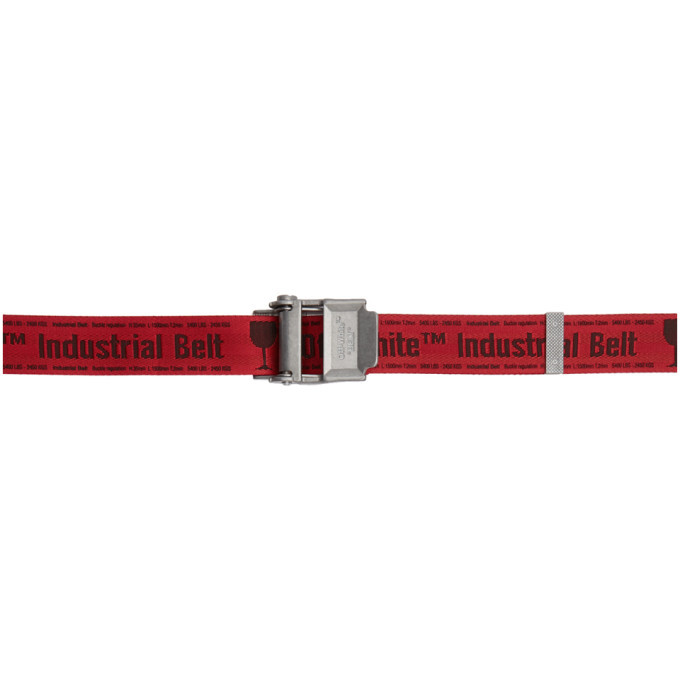 Off-White Red 2.0 Industrial Belt Off-White