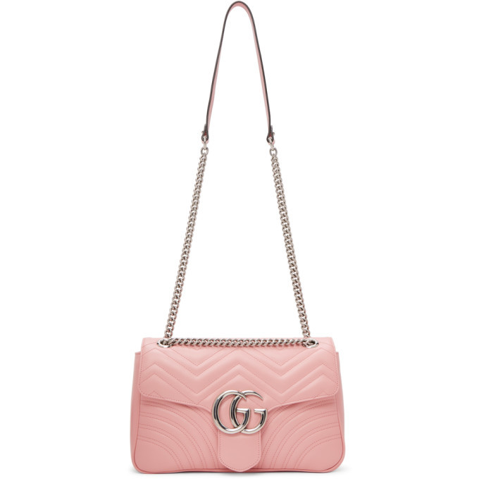 Gucci Pink Medium GG Marmont  Bag Gucci